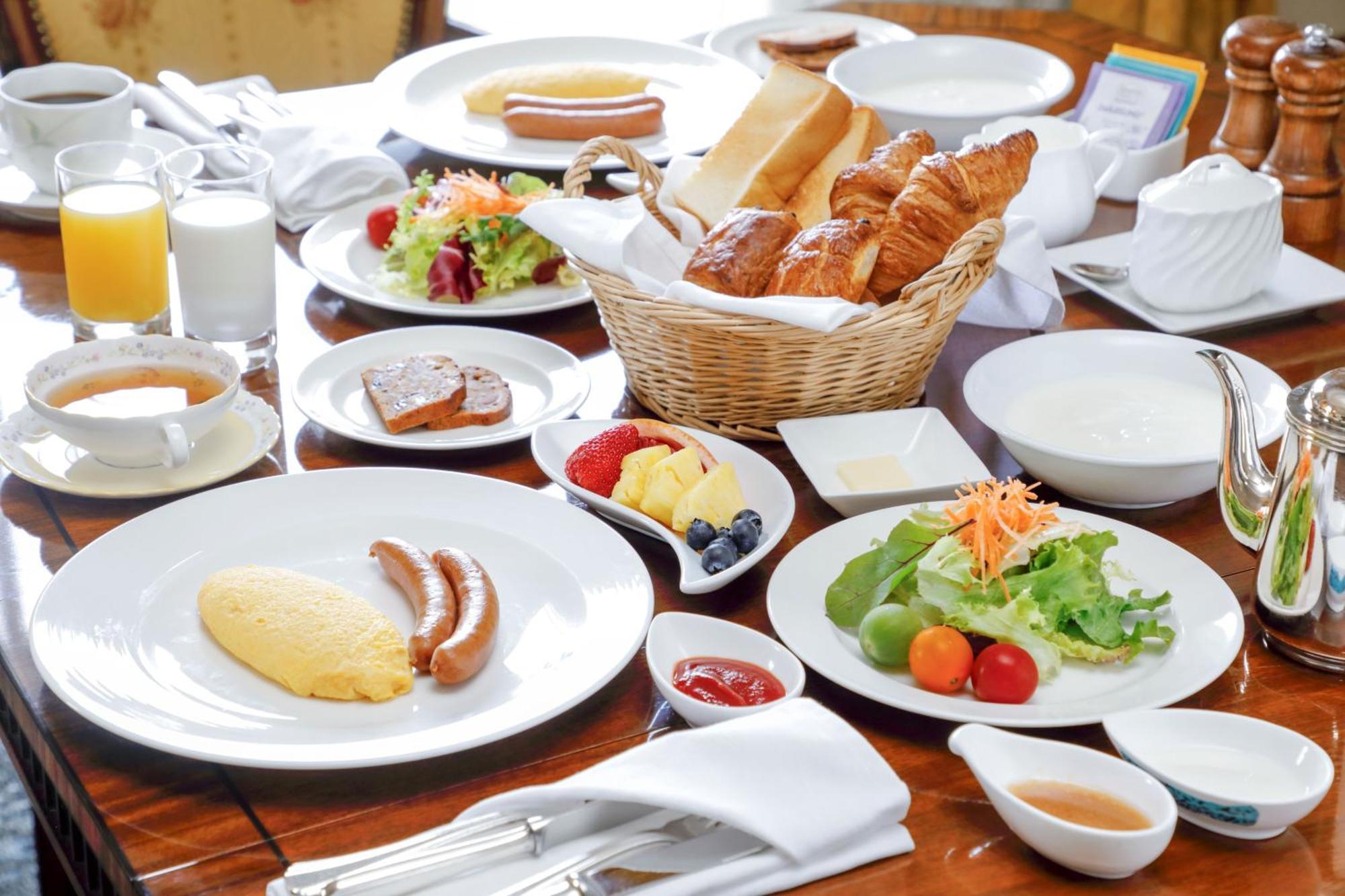 Premier Hotel -Tsubaki- Sapporo Oda fotoğraf A typical Western breakfast