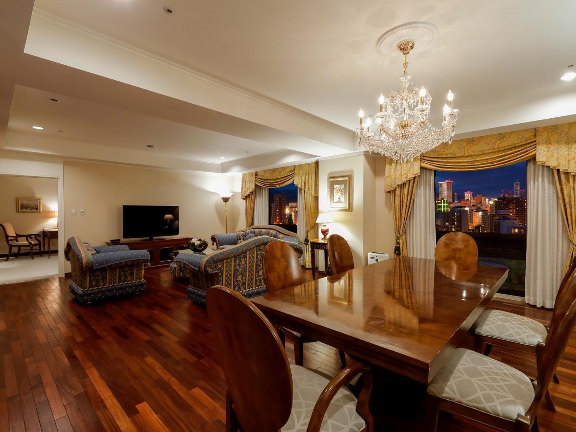 Premier Hotel -Tsubaki- Sapporo Dış mekan fotoğraf A living room in a condominium